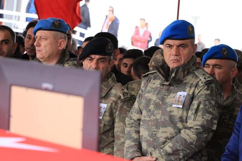 İdlib şehidi sözleşmeli er Enes Kaya son yolculuğuna uğurlandı