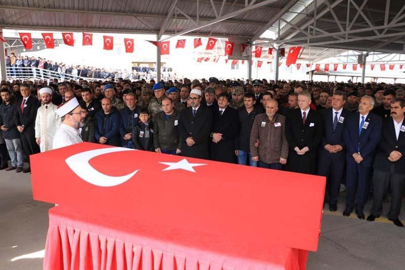 İdlib şehidi sözleşmeli er Enes Kaya son yolculuğuna uğurlandı