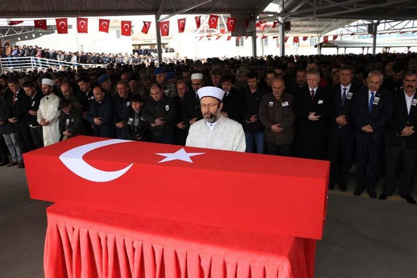 İdlib şehidi sözleşmeli er Enes Kaya son yolculuğuna uğurlandı