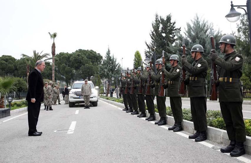 Bakan Akar ve komutanlar sıfır noktasında