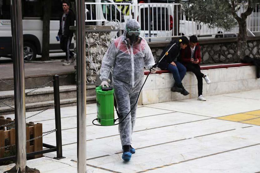 Okullarda dezenfeksiyon çalışması yapıldı