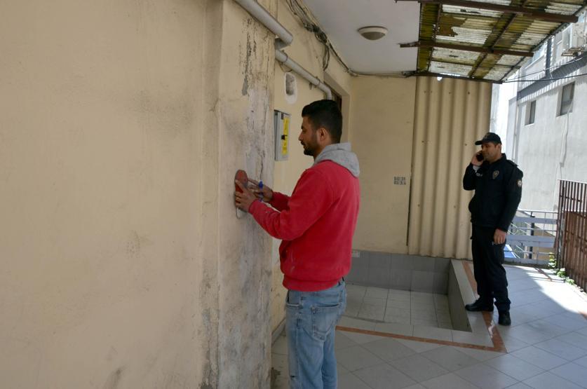 Polis eşliğinde karot örneği alındı