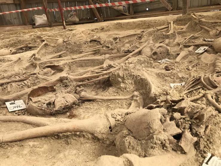 108 yıl sonra 30 şehidin mezarına ulaşıldı