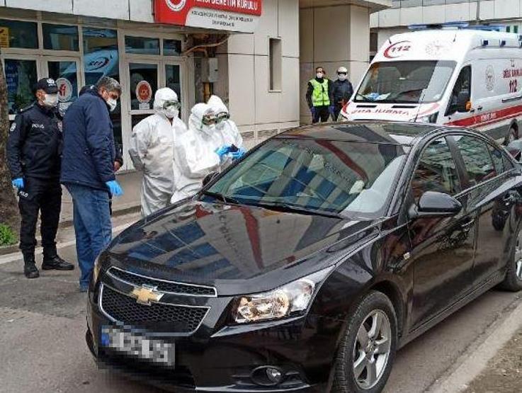 Ev karantinasından kaçan kişi hastaneye götürüldü