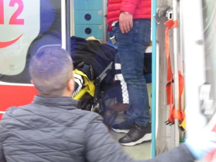 Doktor takla atıp ters dönen araçtan yaralı kurtuldu