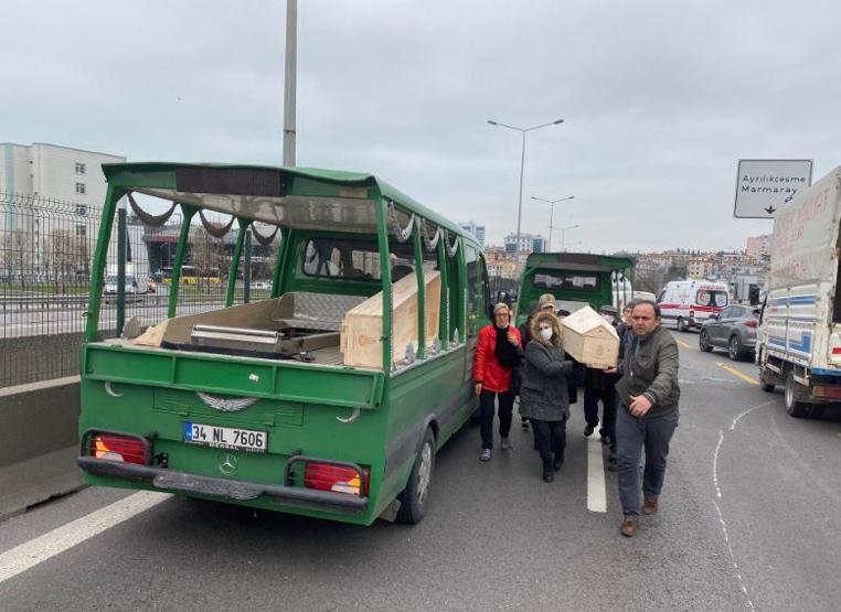 Kadıköy D-100 Karayolunda zincirleme kaza
