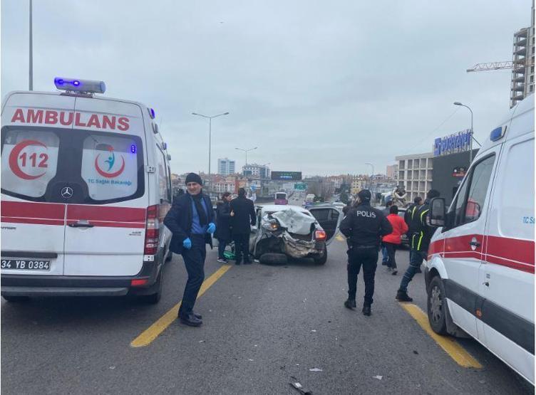 Kadıköy D-100 Karayolunda zincirleme kaza