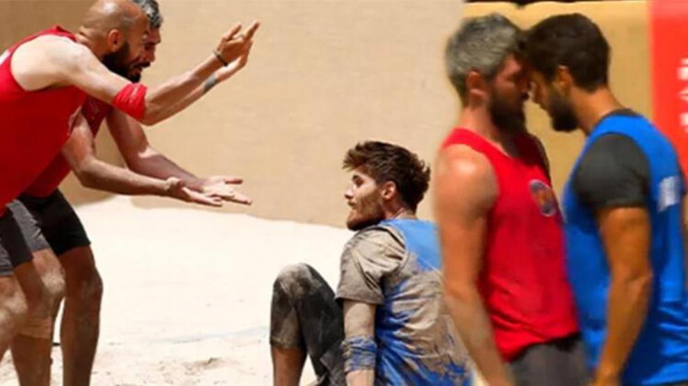 Survivorda ödül oyununda kavga Parviz diskalifiye edildi
