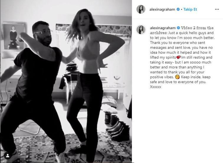 Victorias Secret modeli Alexina Graham, koronavirüse yakalandı
