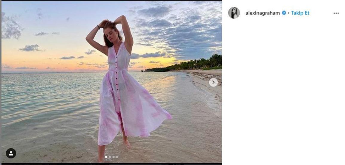Victorias Secret modeli Alexina Graham, koronavirüse yakalandı