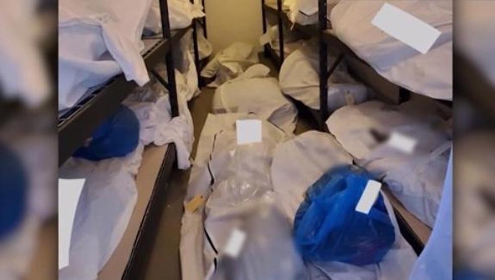 ABDde ürküten görüntüler: Cesetleri boş odalara böyle doldurdular
