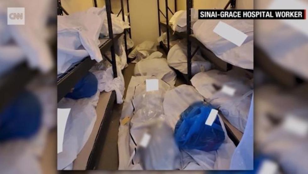 ABDde ürküten görüntüler: Cesetleri boş odalara böyle doldurdular