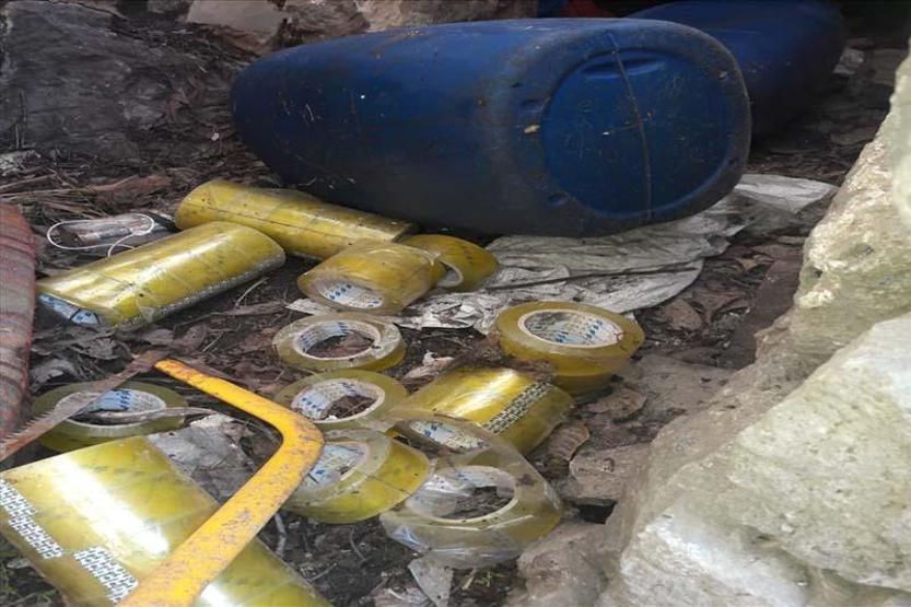 Çukurca ve Haftaninde PKKya ait mühimmat ve yaşam malzemeleri ele geçirildi