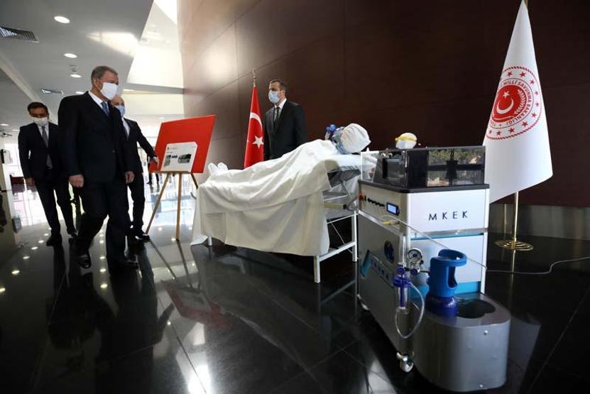 Son dakika... Bakan Akar duyurdu: MKEK mekanik solunum cihazı üretti