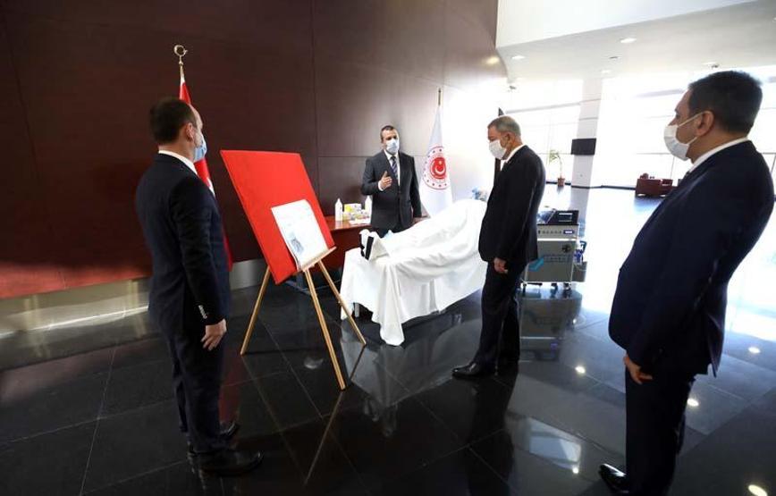 Son dakika... Bakan Akar duyurdu: MKEK mekanik solunum cihazı üretti