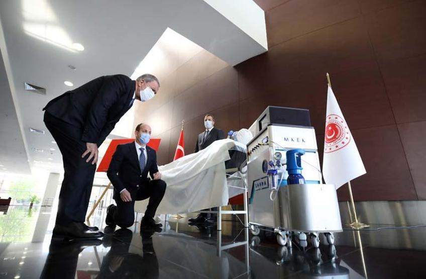 Son dakika... Bakan Akar duyurdu: MKEK mekanik solunum cihazı üretti