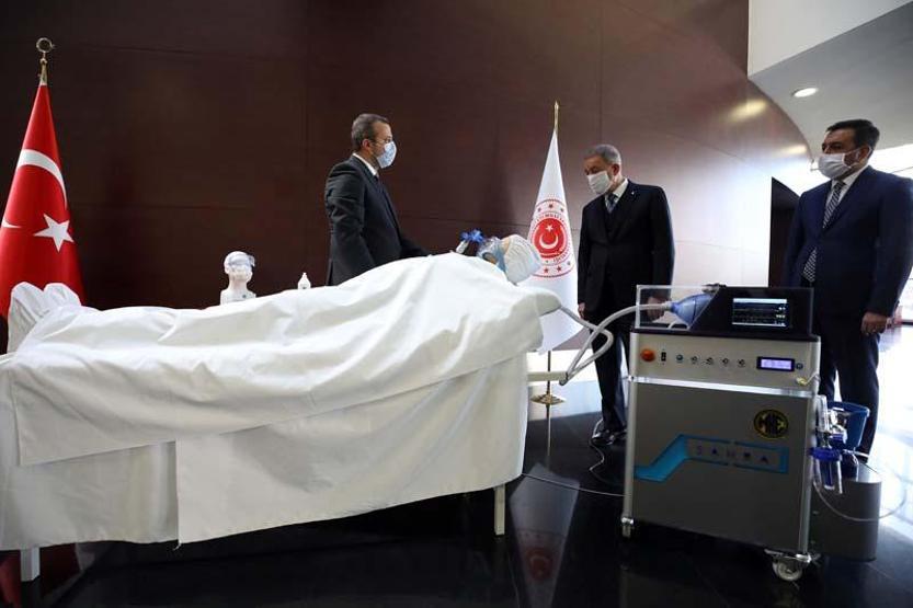 Son dakika... Bakan Akar duyurdu: MKEK mekanik solunum cihazı üretti
