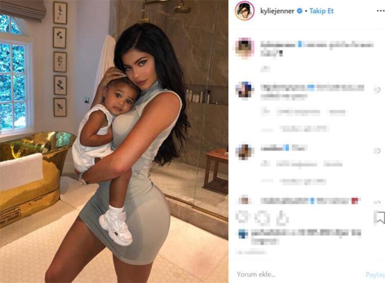 Kylie Jennerdan yeni evden ilk poz