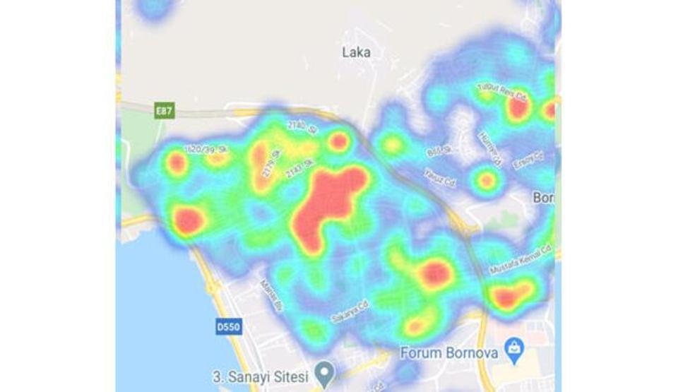 Sağlık Bakanlığı yeni koronavirüs haritasını yayınlandı O ilçelerde dikkat çeken yoğunluk