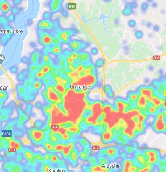 Sağlık Bakanlığı yeni koronavirüs haritasını yayınlandı O ilçelerde dikkat çeken yoğunluk