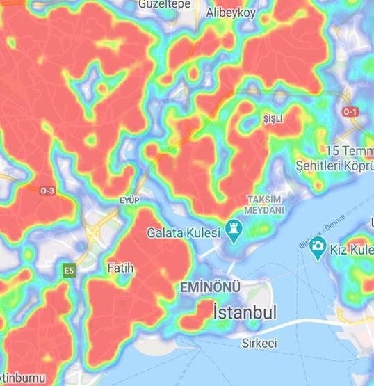 Sağlık Bakanlığı yeni koronavirüs haritasını yayınlandı O ilçelerde dikkat çeken yoğunluk