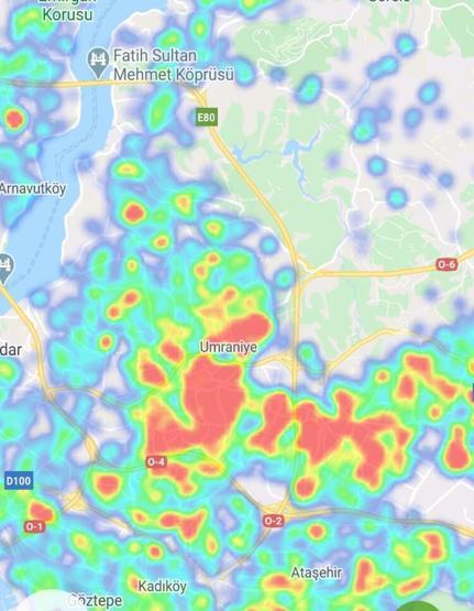Sağlık Bakanlığı yeni koronavirüs haritasını yayınlandı O ilçelerde dikkat çeken yoğunluk