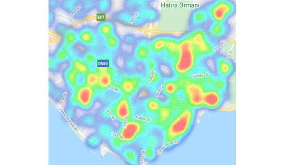Sağlık Bakanlığı yeni koronavirüs haritasını yayınlandı O ilçelerde dikkat çeken yoğunluk