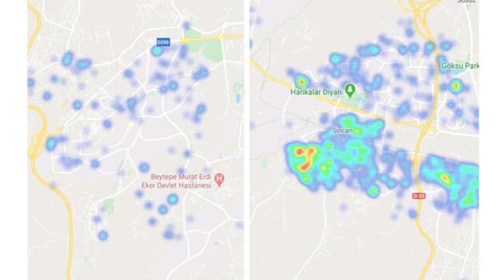 Sağlık Bakanlığı yeni koronavirüs haritasını yayınlandı O ilçelerde dikkat çeken yoğunluk