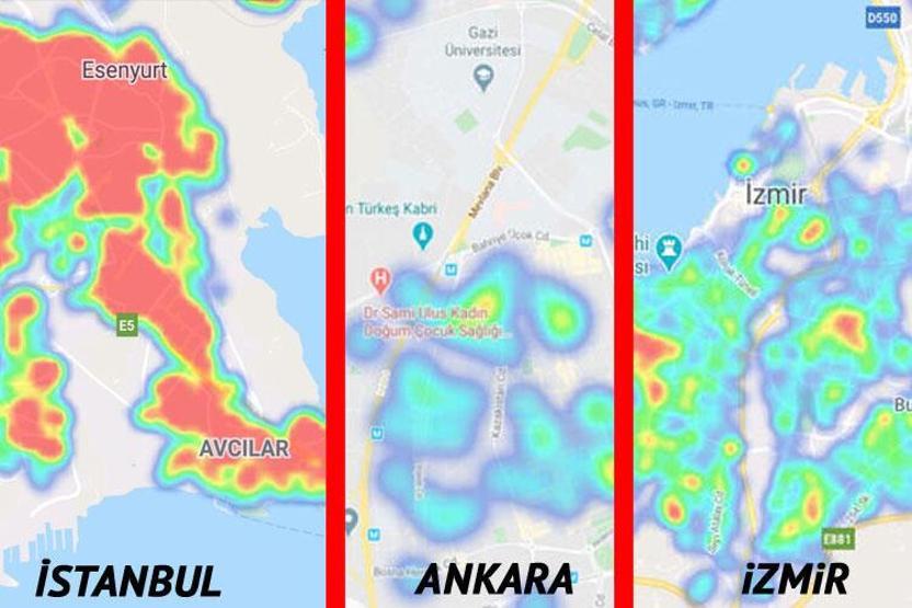 Sağlık Bakanlığı yeni koronavirüs haritasını yayınlandı O ilçelerde dikkat çeken yoğunluk