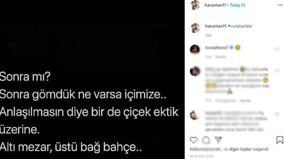 Harun Tandan duygulandıran paylaşım