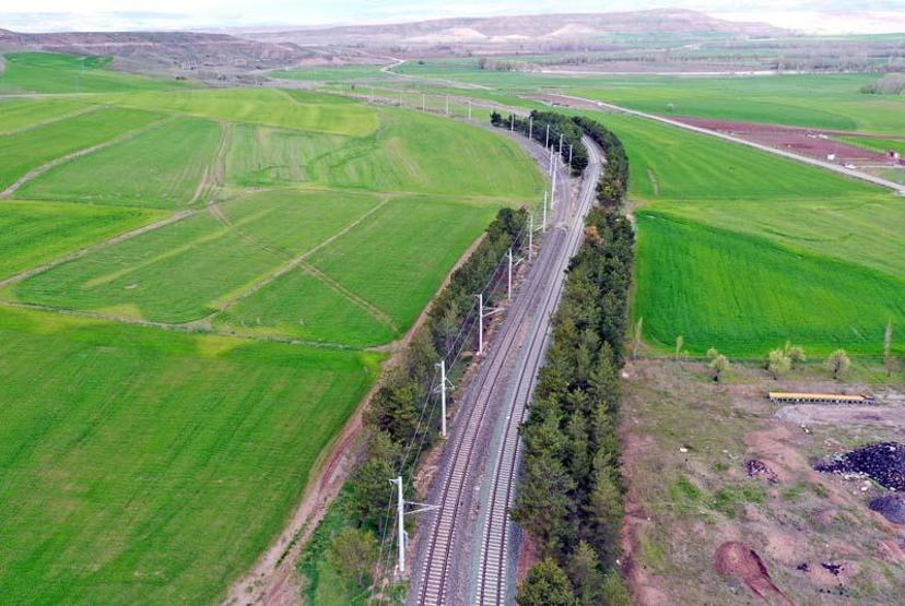 Samsun-Sivas Kalın demiryolu hattında ilk ticari sefer başladı