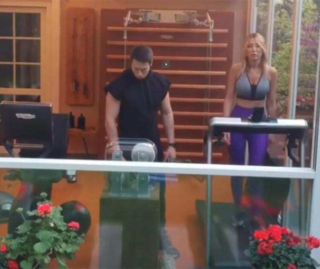 Yeşim Erçetin sevgilisiyle spor yaptı