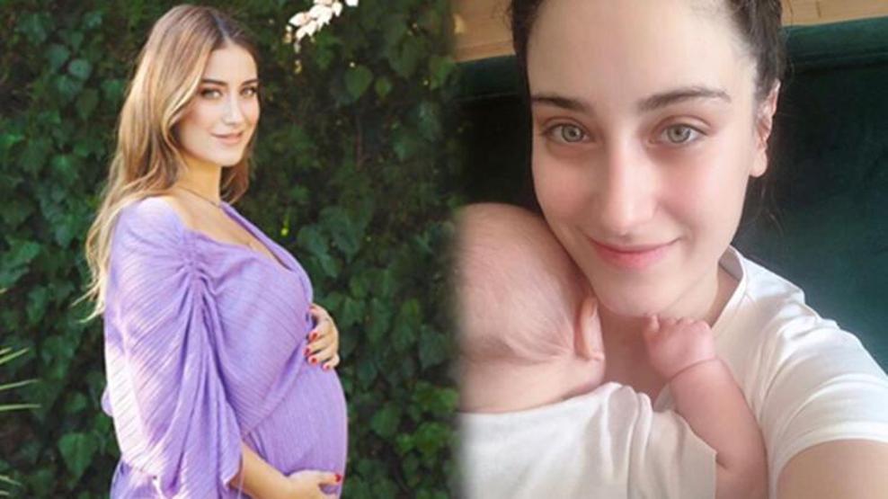 Hazal Kaya oğlunun yüzünü ilk kez gösterdi