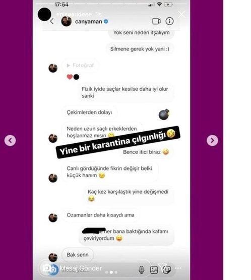 Fenomen Enise Sude Can Yamanın mesajlarını ifşa etti