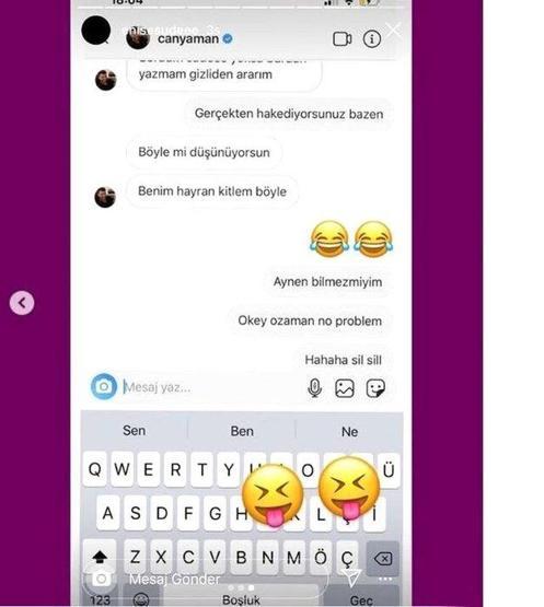 Fenomen Enise Sude Can Yamanın mesajlarını ifşa etti