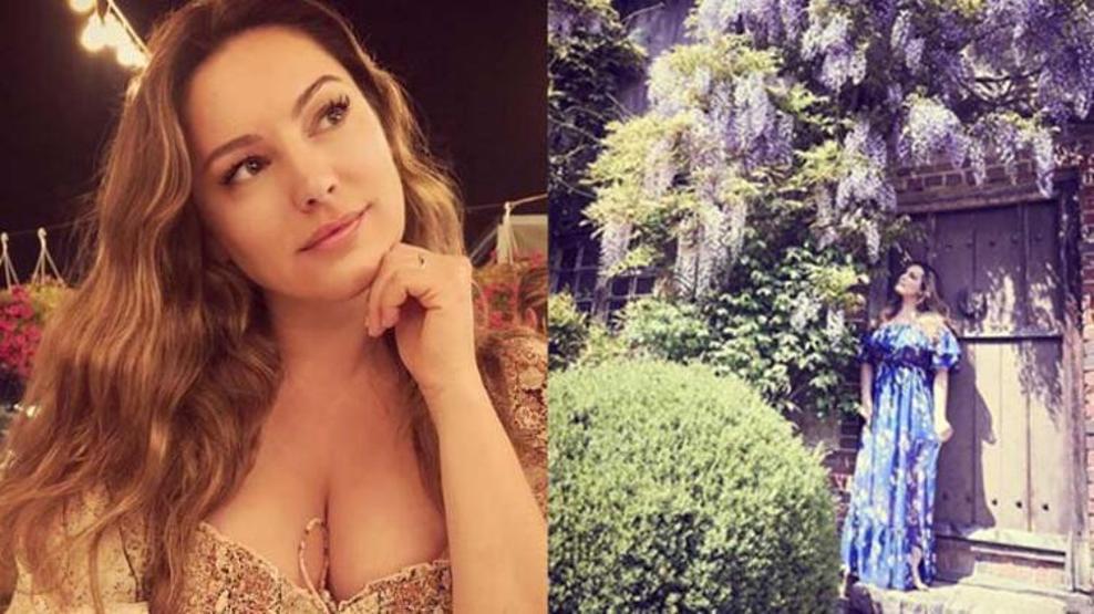 Kelly Brook,1 milyon sterlinlik evinde karantinada
