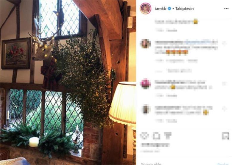 Kelly Brook,1 milyon sterlinlik evinde karantinada