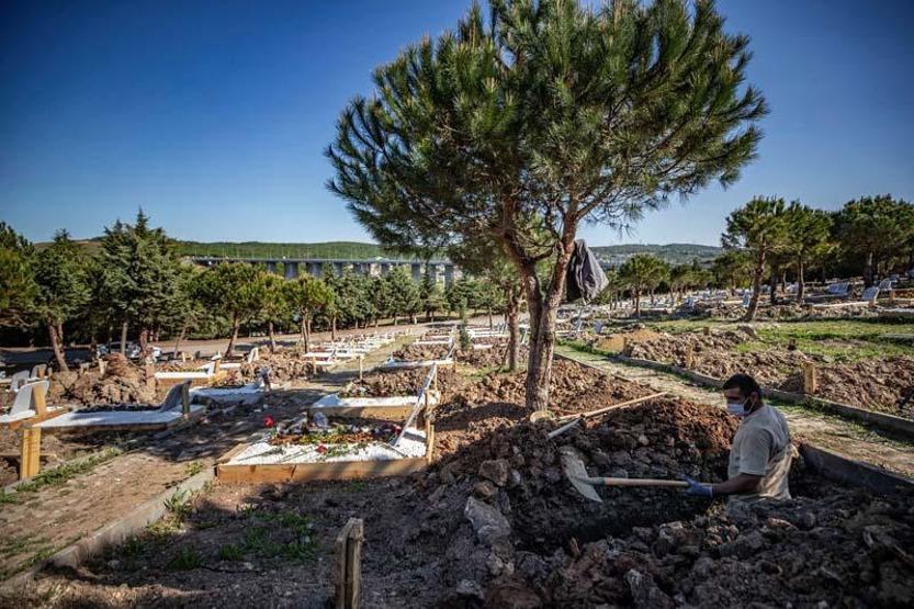 İlk kez görüntülendi... Kovid -19dan ölenlerin cenaze işlemleri böyle yapılıyor