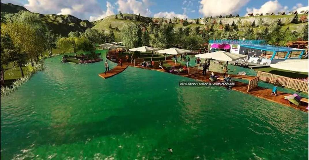 Doğal akvaryum Gökpınar Gölü için proje