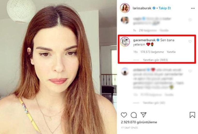 Larissa Gacemere eşinden duygulandıran destek: Sen bana yetersin