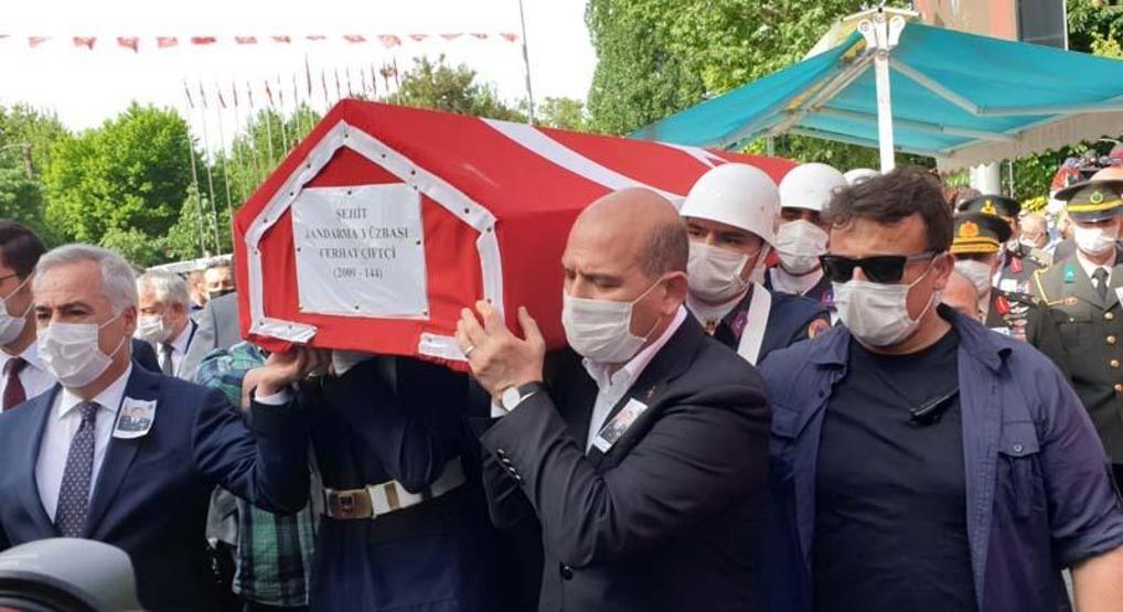 Şehit Yüzbaşı Çiftçi, son yolculuğuna uğurlandı