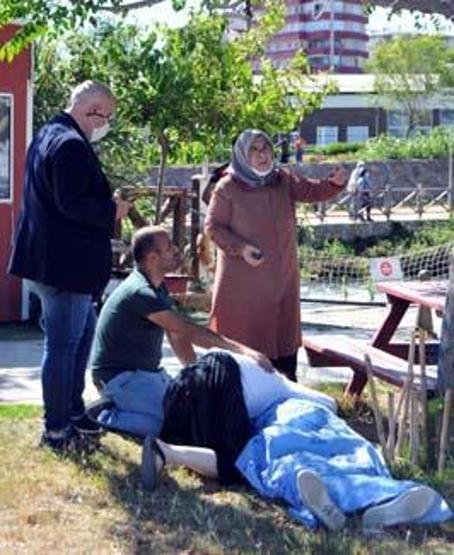 Babasını son kez öptü