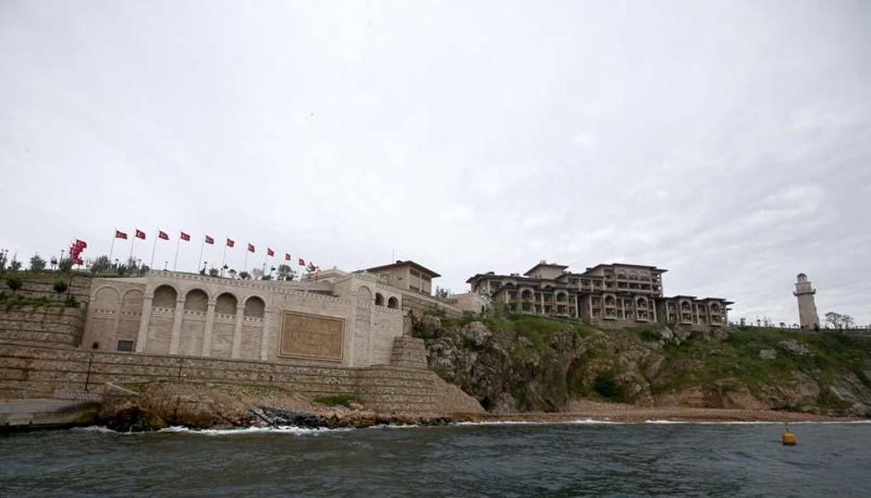 Bugün açılışı yapılan Demokrasi ve Özgürlükler Adasının son hali