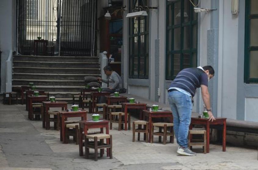 Taksimde yeni normalin ilk günü
