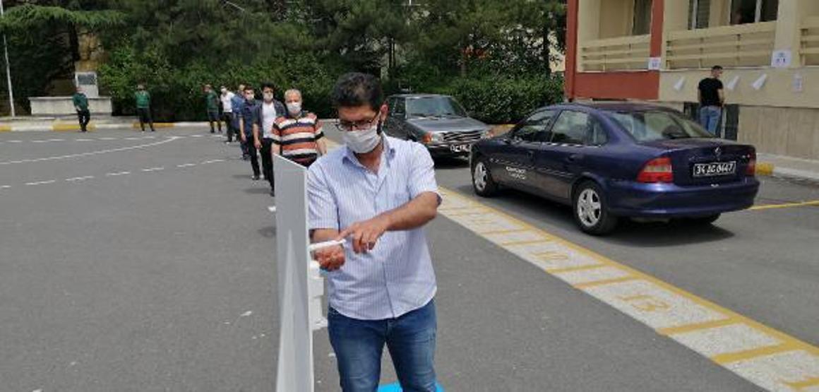 Normalleşme sürecinde ilk sınav böyle yapıldı