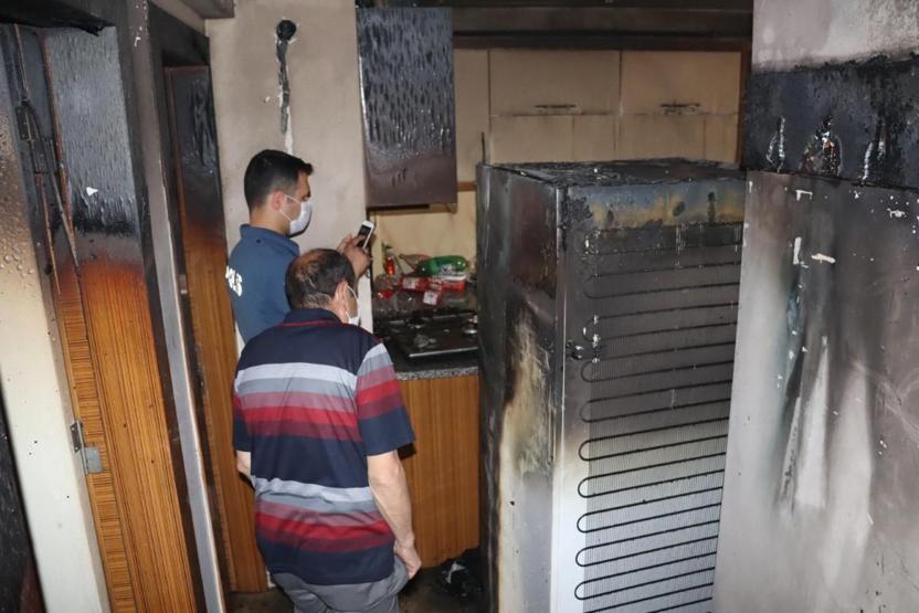 Babasıyla tartıştı, evi ateşe verdi