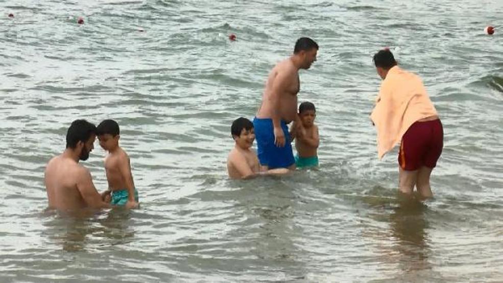 Sarıyer Kısırkaya plajı doldu taştı