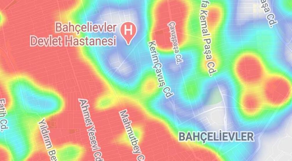 Son dakika: İstanbulda korkutan görüntü İlçe ilçe koronavirüs haritası