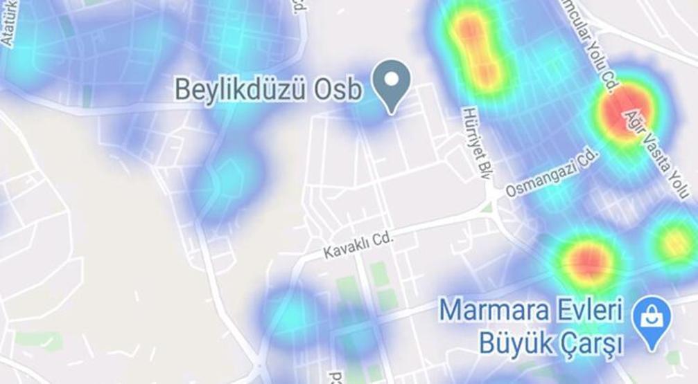 Son dakika: İstanbulda korkutan görüntü İlçe ilçe koronavirüs haritası
