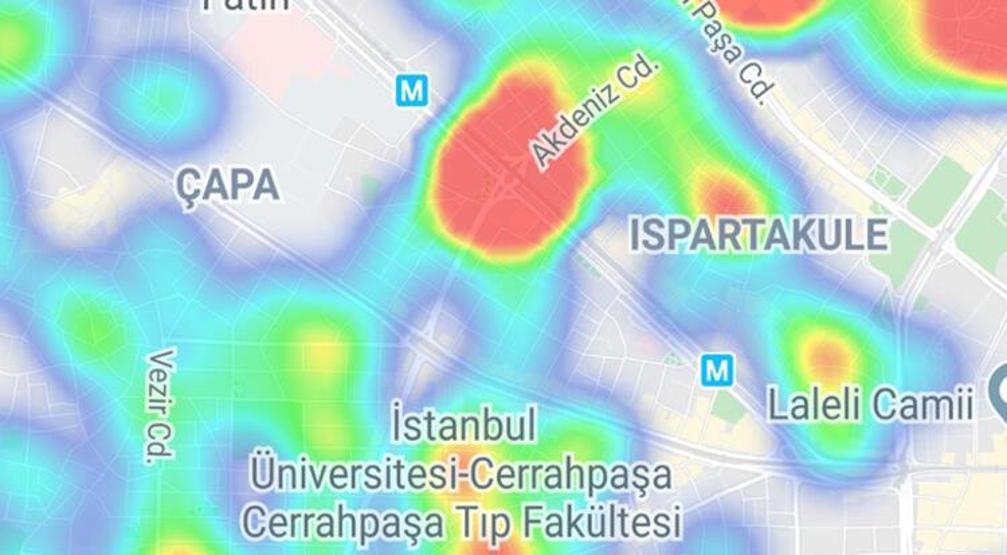 Son dakika: İstanbulda korkutan görüntü İlçe ilçe koronavirüs haritası